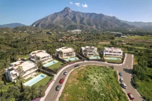 Render integrado villas Marbella | Infografía 3D de arquitectura