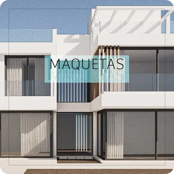 Maquetas 3D de proyectos residenciales