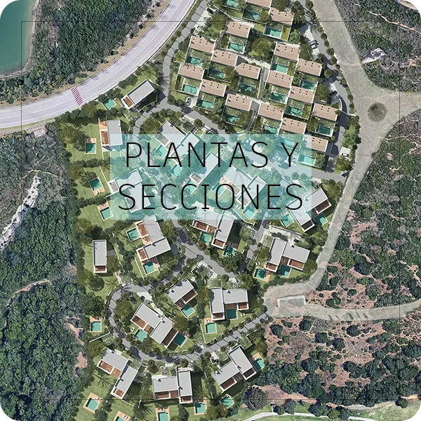 Plantas 3D y alzados arquitectónicos